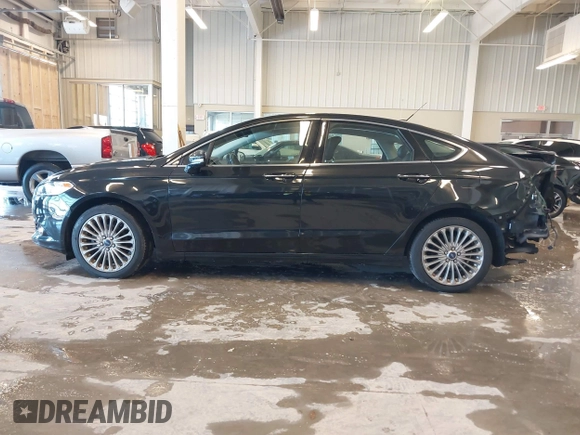 2014 Ford Fusion Titanium with VIN 3FA6P0K93ER115805, listed as a IAAI auction lot 41009602 with 136,021 mi miles. Bid and sale history available at carsss.com. Image 15.