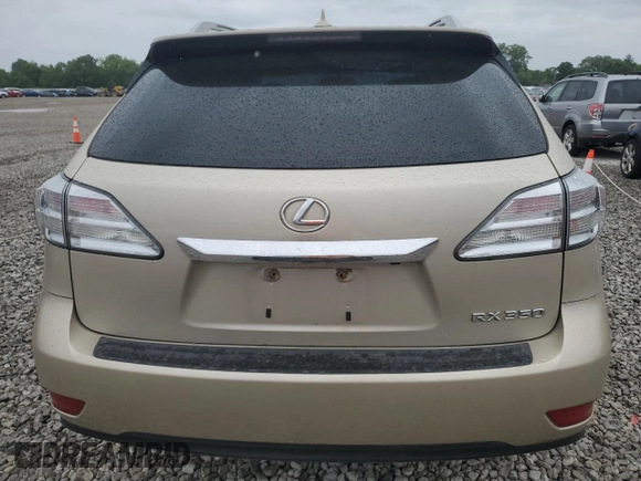 2011 Lexus RX 350 with VIN 2T2BK1BA0BC084419, listed as a Copart auction lot 58607015 with 159,030 mi miles and Salvage title. Bid and sale history available at DreamBid. Image 6.