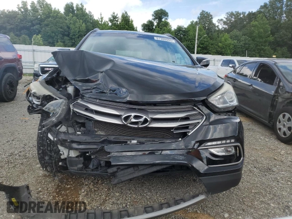 2018 Hyundai Santa Fe 2.4L with VIN 5NMZU3LBXJH066406, listed as a Copart auction lot 61388005 with 65,650 mi miles and Salvage title. Bid and sale history available at DreamBid. Image 5.