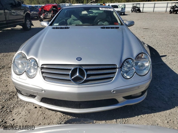 2005 Mercedes-Benz SL-Class 5.5L AMG with VIN WDBSK74F15F089669, listed as a Copart auction lot 42180675 with 0 mi miles and Salvage Title. Bid and sale history available at carsss.com. Image 5.