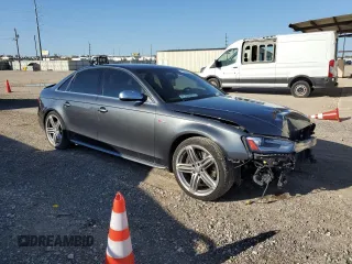 2016 Audi S4 Premium Plus with VIN WAUBGAFL6GA009878, listed as a Copart auction lot 79240634 with 78,578 mi miles and Salvage Title. Bid and sale history available at carsss.com. Image 4.