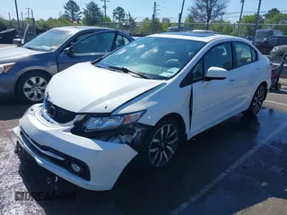 2015 Honda Civic Sedan EX-L with VIN 19XFB2F90FE025017, listed as a IAAI auction lot 41883776 with 98,314 mi miles. Bid and sale history available at carsss.com. Image 20.