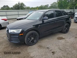2018 Audi Q3 Premium with VIN WA1BCCFS5JR002456, listed as a Copart auction lot 54186015 with 213,226 mi miles and Clean Title. Bid and sale history available at carsss.com. Image 1.