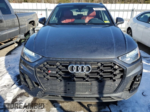 2021 Audi SQ5 Premium Plus with VIN WA1B4AFY8M2053906, listed as a Copart auction lot 88301095 with 60,036 mi miles and Salvage Title. Bid and sale history available at carsss.com. Image 5.
