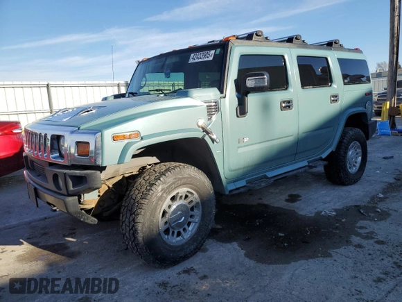 2007 Hummer H2 SUV z VIN 5GRGN23U97H103079, wystawiony jako Copart lot #42433905 z przebiegiem Nie podano mil oraz Czysty tytuł • Clean title. Historia ofert i sprzedaży dostępna na DreamBid. Obrazek 1.