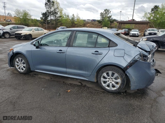 2021 Toyota Corolla LE with VIN 5YFEPMAE6MP187307, listed as a Copart auction lot 51786045 with 123,332 mi miles and Clean Title. Bid and sale history available at carsss.com. Image 2.