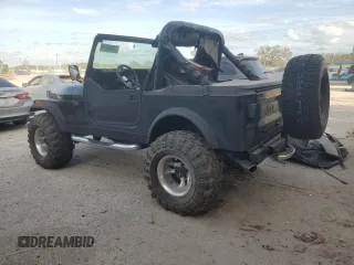 1986 Jeep CJ with VIN 1JCCM87E9GT012320, listed as a Copart auction lot 76745944 with 185,443 mi miles and Clean Title. Bid and sale history available at carsss.com. Image 2.
