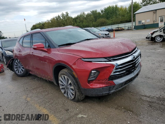2024 Chevrolet Blazer Premier z VIN 3GNKBFR4XRS187577, wystawiony jako Copart lot #74504054 z przebiegiem 7 495 mil mil oraz Szkoda całkowita • Salvage title. Historia ofert i sprzedaży dostępna na DreamBid. Obrazek 4.