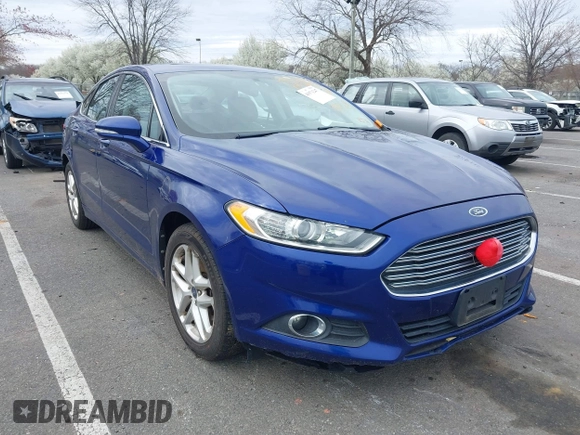 2013 Ford Fusion SE with VIN 3FA6P0HR1DR224348, listed as a IAAI auction lot 41971247 with 121,553 mi miles and . Bid and sale history available at DreamBid. Image 1.