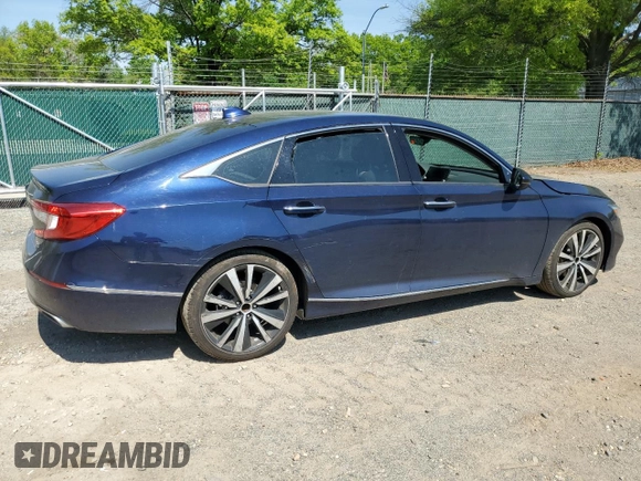 2019 Honda Accord Touring with VIN 1HGCV2F94KA002672, listed as a Copart auction lot 55112775 with 64,937 mi miles and Salvage title. Bid and sale history available at DreamBid. Image 3.