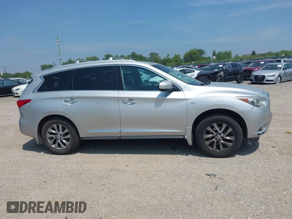 2014 Infiniti QX60 with VIN 5N1AL0MM9EC547133, listed as a IAAI auction lot 42800575 with 197,840 mi miles and . Bid and sale history available at DreamBid. Image 13.