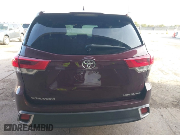 2019 Toyota Highlander Limited with VIN 5TDDZRFH5KS948600, listed as a IAAI auction lot 41848512 with 73,764 mi miles and . Bid and sale history available at DreamBid. Image 16.