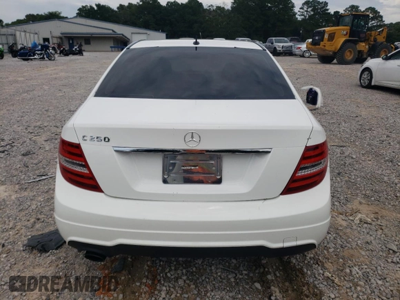 2014 Mercedes-Benz C 250 Sport with VIN WDDGF4HB4ER307402, listed as a Copart auction lot 60545145 with 131,283 mi miles and Salvage title. Bid and sale history available at DreamBid. Image 6.
