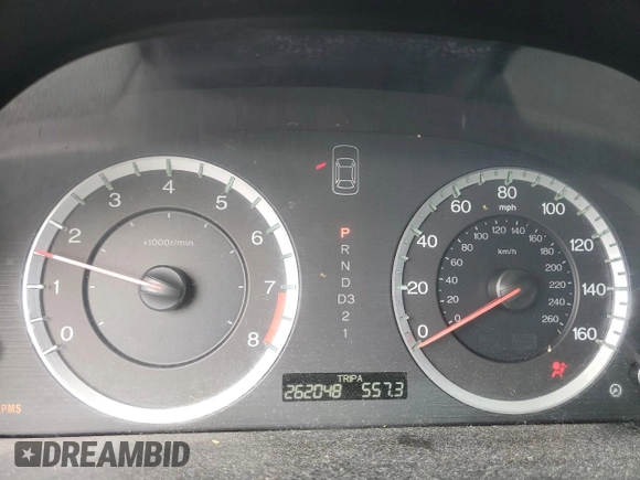2009 Honda Accord EX z VIN 1HGCP26749A066973, wystawiony jako Copart lot #56733045 z przebiegiem 262 048 mil mil oraz Szkoda całkowita • Salvage title. Historia ofert i sprzedaży dostępna na DreamBid. Obrazek 9.