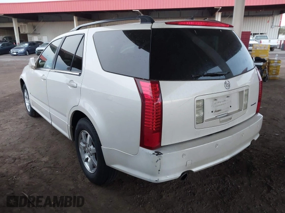 2008 Cadillac SRX AWD with VIN 1GYEE637X80102608, listed as a IAAI auction lot 41451221 with 151,552 mi miles. Bid and sale history available at carsss.com. Image 3.