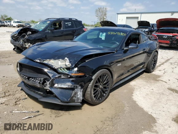 2018 Ford Mustang GT z VIN 1FA6P8CF4J5106417, wystawiony jako Copart lot #53315025 z przebiegiem 61 852 mil mil oraz Szkoda całkowita • Salvage title. Historia ofert i sprzedaży dostępna na DreamBid. Obrazek 1.