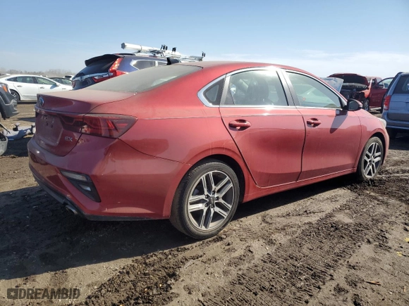 2019 Kia Forte EX with VIN 3KPF54AD0KE021400, listed as a Copart auction lot 49077415 with 96,511 mi miles and Salvage Title. Bid and sale history available at carsss.com. Image 3.