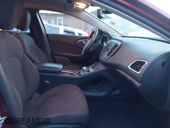 2015 Chrysler 200 Limited with VIN 1C3CCCAB7FN667556, listed as a IAAI auction lot 41787343 with 166,919 mi miles. Bid and sale history available at carsss.com. Image 5.