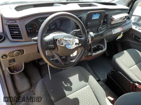 2024 Ford Transit Cargo with VIN 1FTBR1Y81RKA87665, listed as a Copart auction lot 49506245 with 2,371 mi miles and Clean Title. Bid and sale history available at DreamBid. Image 8.