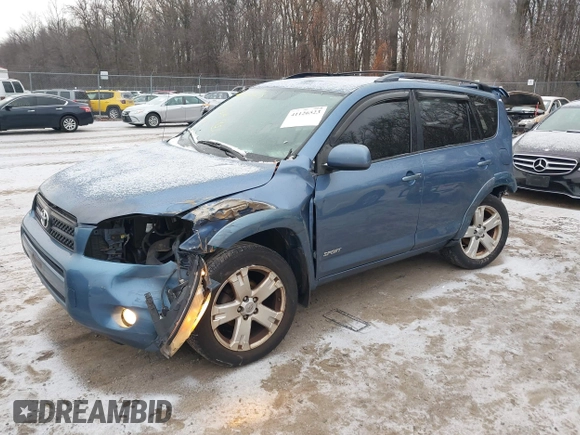 2007 Toyota RAV4 Sport with VIN JTMBD32V675089643, listed as a IAAI auction lot 41126523 with 216,056 mi miles and . Bid and sale history available at DreamBid. Image 17.
