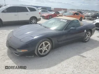 2001 Chevrolet Corvette with VIN 1G1YY32G415113549, listed as a Copart auction lot 76927164 with 0 mi miles and Salvage Title. Bid and sale history available at carsss.com. Image 1.