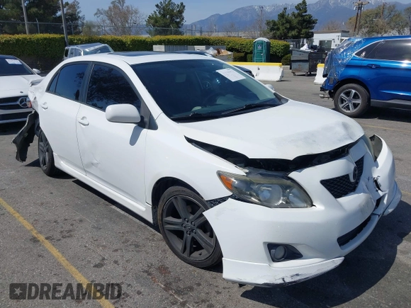 2009 Toyota Corolla XRS with VIN 1NXBE40E89Z103410, listed as a IAAI auction lot 41839013 with 206,651 mi miles. Bid and sale history available at carsss.com. Image 1.