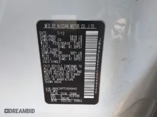 2012 Nissan Quest SL with VIN JN8AE2KP7C9049440, listed as a IAAI auction lot 41387304 with 72,797 mi miles. Bid and sale history available at carsss.com. Image 9.