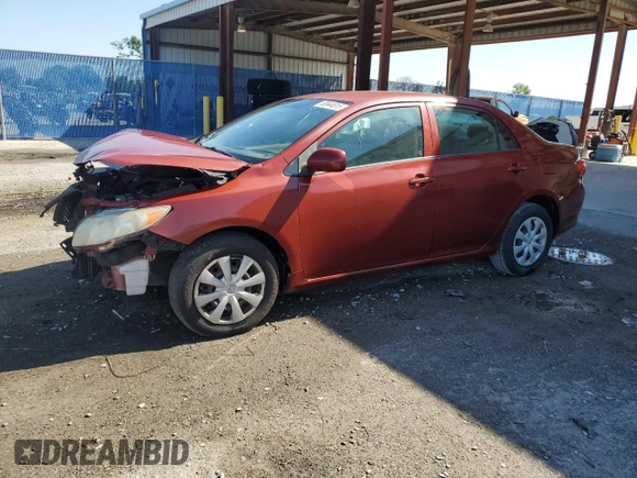 2009 Toyota Corolla with VIN JTDBL40E999074612, listed as a Copart auction lot 53044815 with 128,269 mi miles and Salvage Title. Bid and sale history available at carsss.com. Image 1.