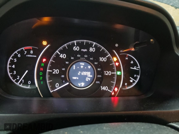 2014 Honda CR-V EX-L with VIN 5J6RM4H78EL048706, listed as a Copart auction lot 47868495 with 212,898 mi miles and Salvage Title. Bid and sale history available at carsss.com. Image 9.