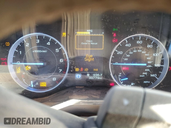 2022 Subaru Ascent Touring с VIN 4S4WMARD5N3436421, выставлен на аукционе Copart как лот 49738045 с пробегом 39 779 миль миль и Списание • Salvage title. История ставок и продаж доступна на DreamBid. Изображение 9.