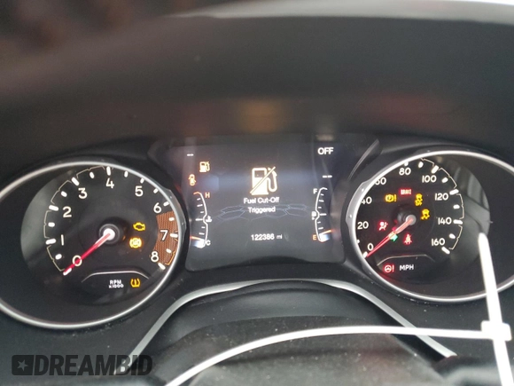 2018 Jeep Compass Limited z VIN 3C4NJCCB3JT338482, wystawiony jako Copart lot #49899105 z przebiegiem 122 386 mil mil oraz Szkoda całkowita • Salvage title. Historia ofert i sprzedaży dostępna na DreamBid. Obrazek 9.