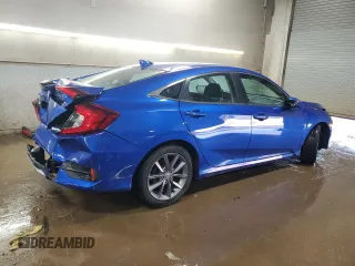 2019 Honda Civic Sedan EX with VIN 19XFC1F31KE017621, listed as a Copart auction lot 50706145 with 99,477 mi miles and Salvage Title. Bid and sale history available at carsss.com. Image 3.