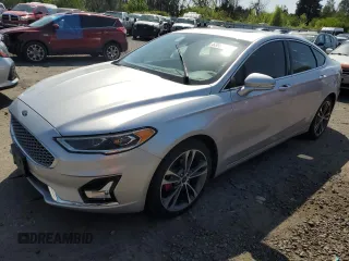 2019 Ford Fusion Titanium with VIN 3FA6P0D93KR205125, listed as a Copart auction lot 53888625 with 78,481 mi miles and Salvage title. Bid and sale history available at DreamBid. Image 1.