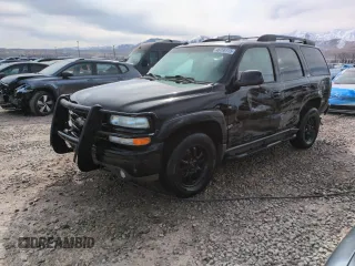 2004 Chevrolet Tahoe Z71 with VIN 1GNEK13Z04R180380, listed as a Copart auction lot 48756115 with 248,332 mi miles and Salvage Title. Bid and sale history available at carsss.com. Image 1.