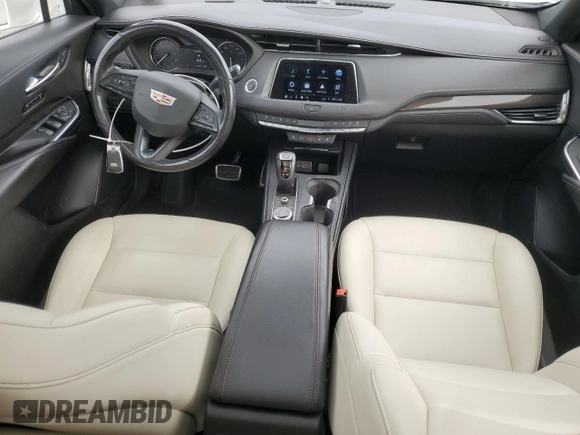 2019 Cadillac XT4 AWD Sport with VIN 1GYFZFR47KF203034, listed as a Copart auction lot 47620715 with 112,937 mi miles and Salvage title. Bid and sale history available at DreamBid. Image 8.