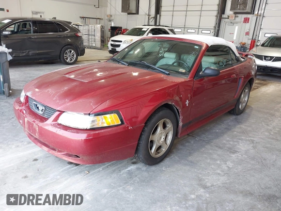 2003 Ford Mustang Deluxe z VIN 1FAFP44403F407592, wystawiony jako IAAI lot #42409746 z przebiegiem 211 269 mil mil oraz . Historia ofert i sprzedaży dostępna na DreamBid. Obrazek 2.