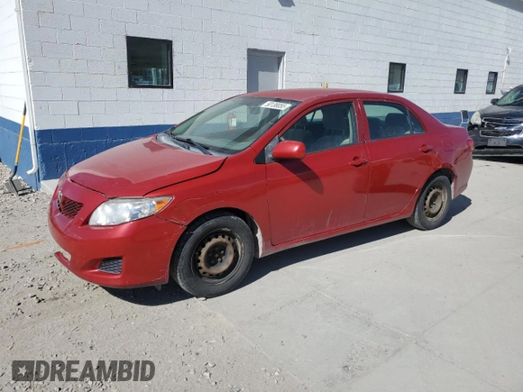 2009 Toyota Corolla with VIN JTDBL40E999030769, listed as a Copart auction lot 50138055 with 177,352 mi miles and Salvage Title. Bid and sale history available at carsss.com. Image 1.
