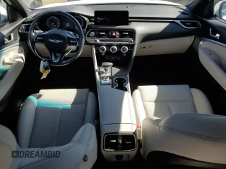 2023 Genesis G70 2.0T with VIN KMTG34TA0PU116515, listed as a Copart auction lot 70511154 with 11,942 mi miles and Salvage Title. Bid and sale history available at carsss.com. Image 8.