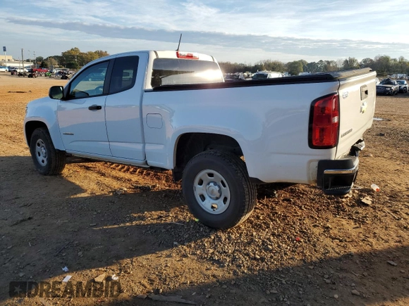 2020 Chevrolet Colorado 2WD Work Truck with VIN 1GCHSBEA2L1237906, listed as a Copart auction lot 80950404 with 36,630 mi miles and Salvage title. Bid and sale history available at DreamBid. Image 2.