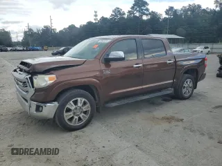 2015 Toyota Tundra Platinum z VIN 5TFGY5F15FX190172, wystawiony jako Copart lot #70645734 z przebiegiem 265 516 mil mil oraz Szkoda całkowita • Salvage title. Historia ofert i sprzedaży dostępna na DreamBid. Obrazek 1.