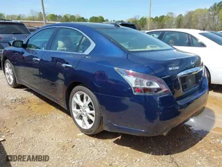 2012 Nissan Maxima 3.5 S with VIN 1N4AA5AP6CC867146, listed as a IAAI auction lot 41916267 with 123,557 mi miles. Bid and sale history available at carsss.com. Image 3.
