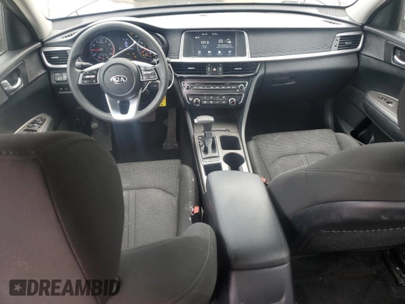 2019 Kia Optima LX with VIN 5XXGT4L34KG305263, listed as a Copart auction lot 52525685 with 87,438 mi miles and Salvage Title. Bid and sale history available at carsss.com. Image 8.