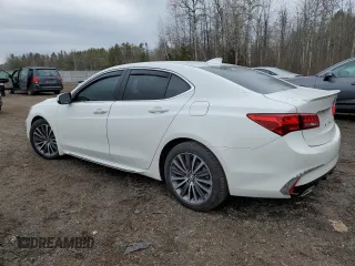 2018 Acura TLX w/Advance Pkg with VIN 19UUB3F78JA800267, listed as a Copart auction lot 45623984 with 125,758 mi miles and Salvage Title. Bid and sale history available at carsss.com. Image 2.