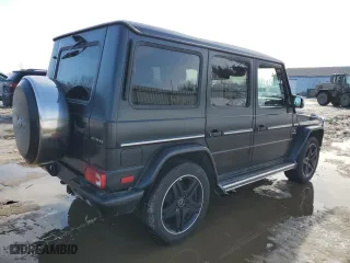2015 Mercedes-Benz G-Class G 63 AMG with VIN WDCYC7DFXFX237297, listed as a Copart auction lot 46496835 with 114,346 mi miles and Clean Title. Bid and sale history available at carsss.com. Image 3.