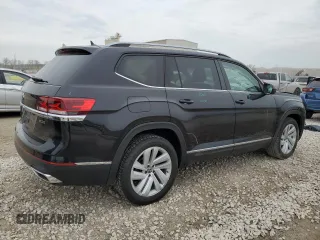 2021 Volkswagen Atlas SEL with VIN 1V2BP2CAXMC603447, listed as a Copart auction lot 50500474 with 52,691 mi miles and Salvage title. Bid and sale history available at DreamBid. Image 3.