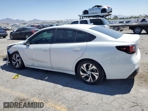 2025 Subaru Legacy Premium with VIN 4S3BWAF69S3007801, listed as a Copart auction lot 57688655 with 1,762 mi miles and Salvage title. Bid and sale history available at DreamBid. Image 2.