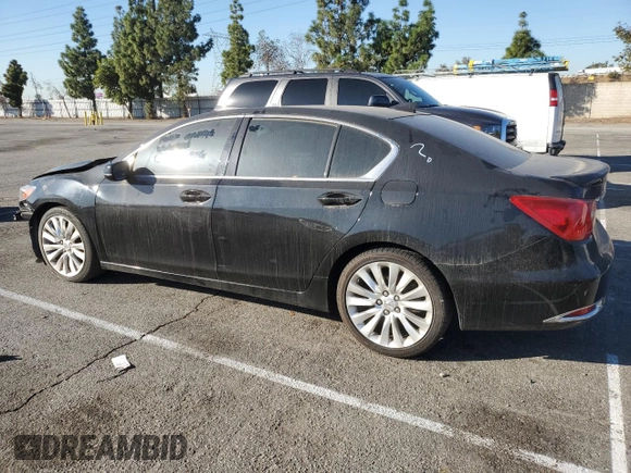 2014 Acura RLX Tech Pkg with VIN JH4KC1F54EC005375, listed as a Copart auction lot 80741664 with 144,632 mi miles and Clean Title. Bid and sale history available at carsss.com. Image 2.