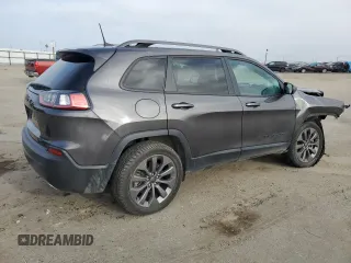 2021 Jeep Cherokee 80th Anniversary with VIN 1C4PJMMX8MD183270, listed as a Copart auction lot 85880334 with 43,225 mi miles and Salvage title. Bid and sale history available at DreamBid. Image 3.