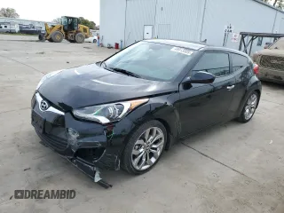 2015 Hyundai Veloster with VIN KMHTC6AD5FU219378, listed as a Copart auction lot 49913505 with 110,385 mi miles and Salvage Title. Bid and sale history available at carsss.com. Image 1.