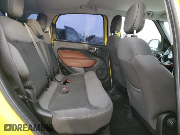 2014 FIAT 500L Trekking with VIN ZFBCFADH5EZ009882, listed as a Copart auction lot 41487155 with 55,122 mi miles and Salvage Title. Bid and sale history available at DreamBid. Image 10.